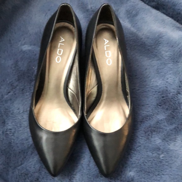 Aldo black pumps sz 6 1/2 - Picture 3 of 6